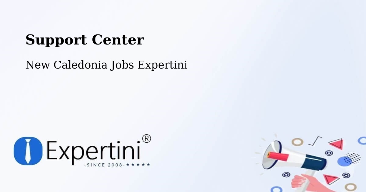 Support Services – Yahoué - New Caledonia Jobs Expertini